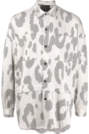Off-Duty Camisa con botones y estampado de leopardo
