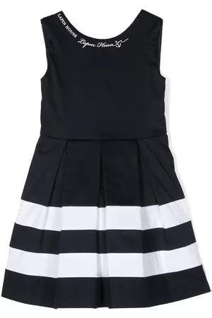 Lapin House Vestido a rayas con detalle de lazo