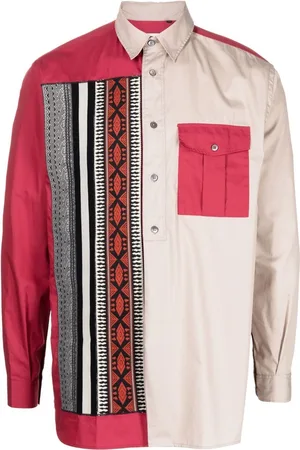 Ports V Camisa con estampado geométrico