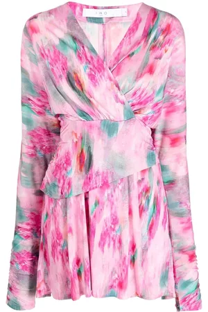 IRO Vestido con estampado abstracto