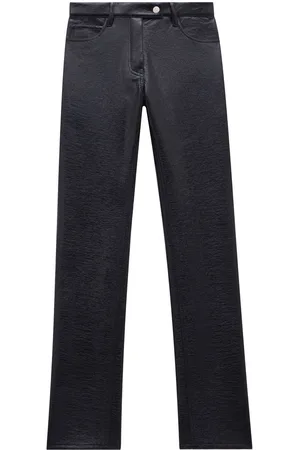 Courrèges Pantalones rectos con cinco bolsillos