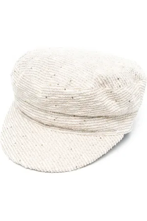 Fabiana Filippi Gorra baker boy con lentejuelas