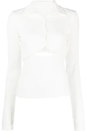 Helmut Lang Top con aberturas