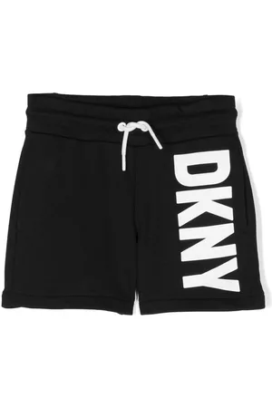 DKNY Pantalones cortos con logo estampado y cordones
