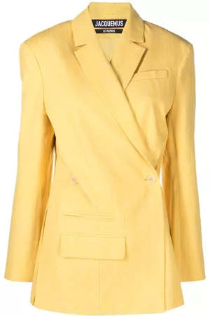Jacquemus Blazer asimétrico con doble botonadura