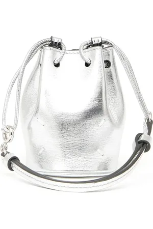 Maison Margiela Bolso bombonera micro metalizado