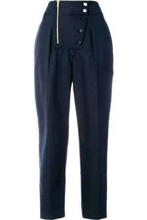 Calvin Klein Pantalones capri estilo harén con botones