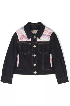 PUCCI Junior Chaqueta vaquera con motivo gráfico