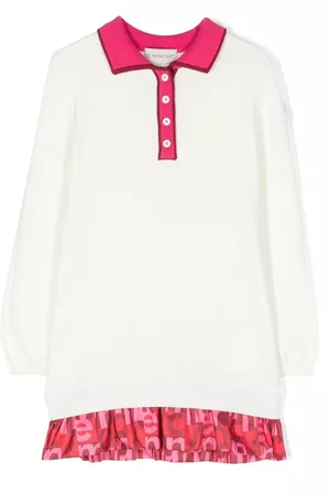 Moncler Vestido con cuello de polo