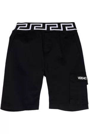 VERSACE Pantalones cortos con cinturilla Greca