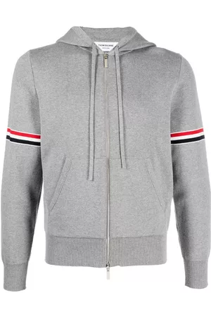 Thom Browne Sudadera con capucha y cremallera