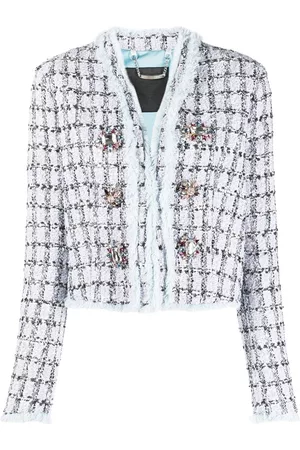 Philipp Plein Blazer con botones de tweed