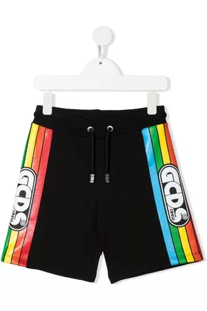 GCDS Bermudas con franjas del logo
