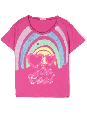 Billieblush Camiseta con motivo de arcoíris