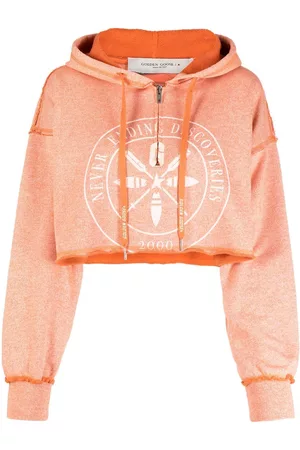 Golden Goose Sudadera corta con capucha