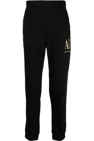Armani Exchange Pantalones de chándal con logo bordado