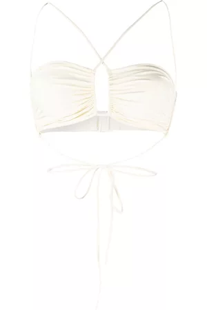 MAGDA BUTRYM Top tipo bandeau con diseño cruzado