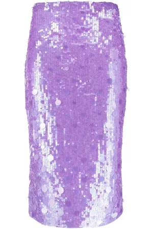 P.A.R.O.S.H. Falda midi con lentejuelas