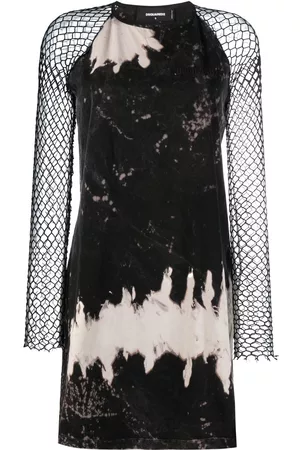 Dsquared2 Vestido corto con estampado tie-dye