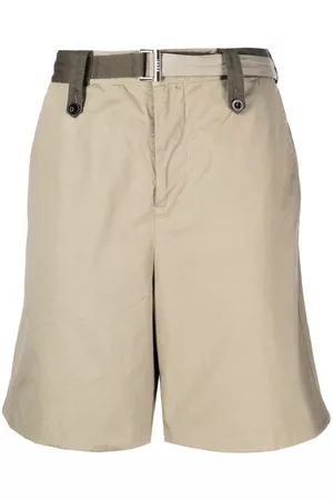 SACAI Bermudas con cinturón