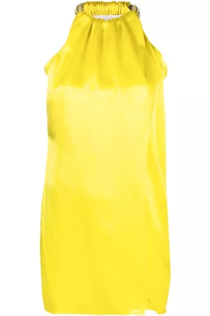 Stella McCartney Vestido corto con gargantilla de cristales