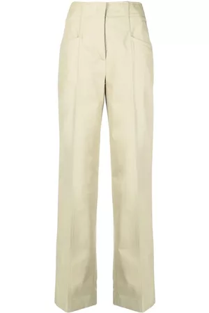Calvin Klein Pantalones rectos de talle alto
