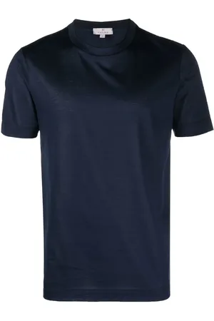 CANALI Camiseta con cuello redondo y manga corta