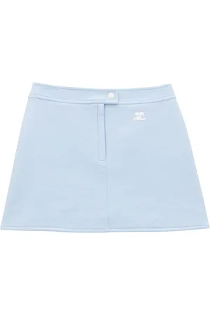Courrèges Minifalda acampanada