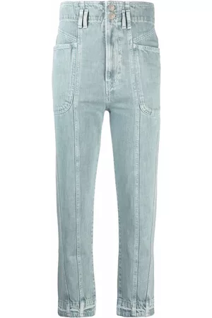 Marant Etoile Vaqueros rectos de talle alto