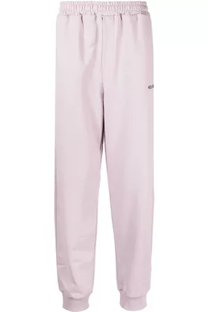 Helmut Lang Pantalones de chándal ajustados con logo estampado