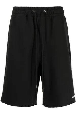 We11 Done Bermudas con logo estampado