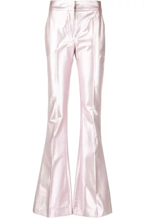 GENNY Pantalones acampanados metalizados