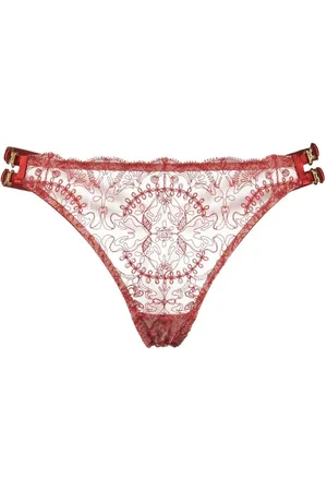 BORDELLE Tanga Cymatic con encaje transparente