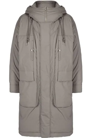 SONGZIO Chaqueta larga acolchada 3D
