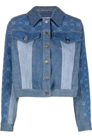 Marine Serre Chaqueta vaquera Regenerated