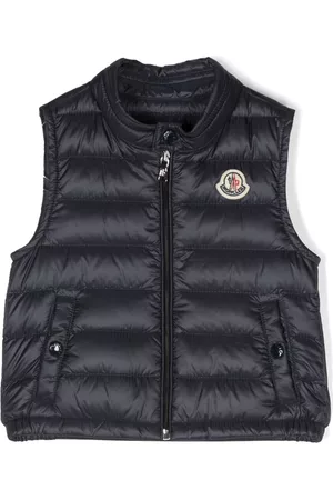 Moncler Chaleco acolchado con parche del logo