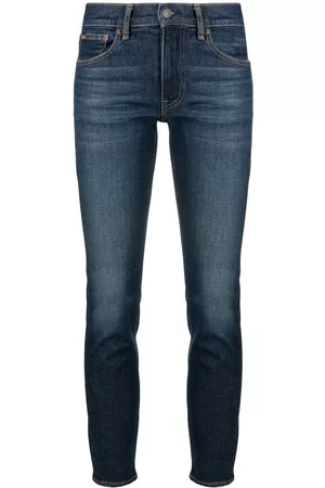 Ralph Lauren Vaqueros capri de talle medio