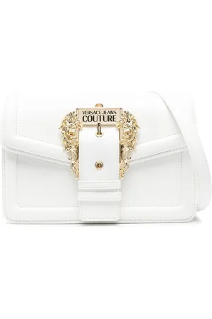 VERSACE Bandolera con placa del logo