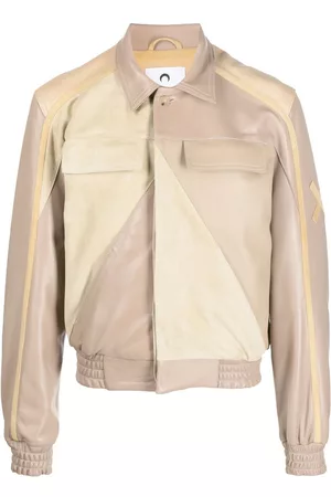 Marine Serre Chaqueta con diseño patchwork