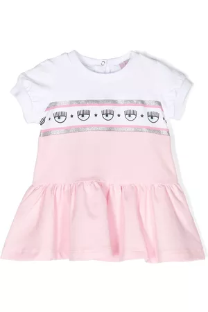 Chiara Ferragni Vestido con franjas del logo