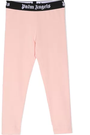 Palm Angels Leggins con franja del logo