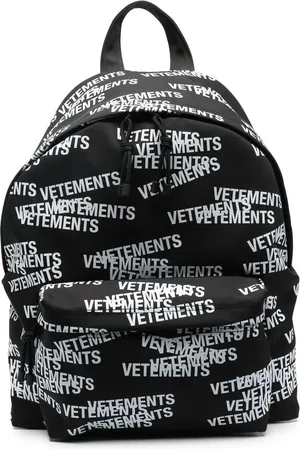 Vetements Mochila con logo estampado