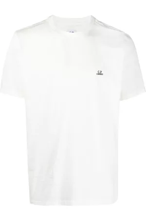 C.P. Company Camiseta con logo bordado y cuello redondo