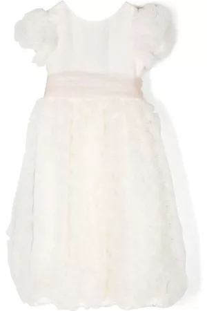LA STUPENDERIA Vestido con apliques florales