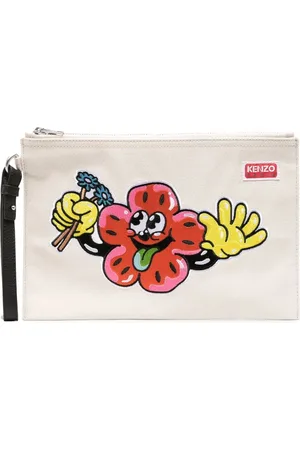 Kenzo Bolso de mano con motivo bordado