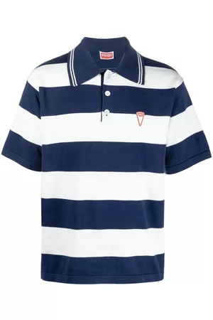 Kenzo Polo de rayas con logo bordado