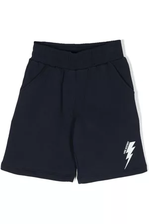 Neil Barrett Bermudas con logo estampado