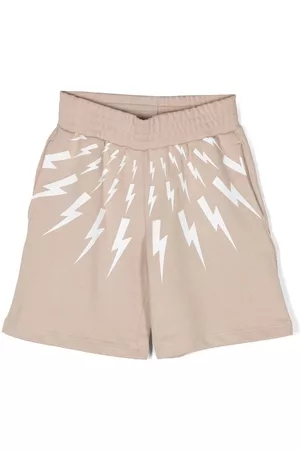 Neil Barrett Pantalones cortos de chándal con logo