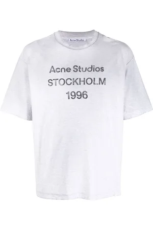 Acne Studios Camiseta con logo estampado