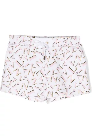Lanvin Bermudas con logo y cordones